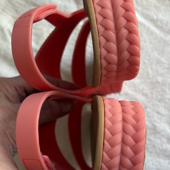Reef Women's Sz 8 Water Vista slingback strap sandals PVC Free Sunset Coral NWOT - Picture 2 of 9